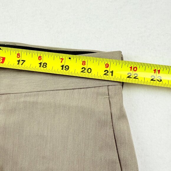 Perry Ellis Portfolio Men's Premilux Taupe Classic Fit Dress Pants 42x32 NWT - Picture 7 of 11
